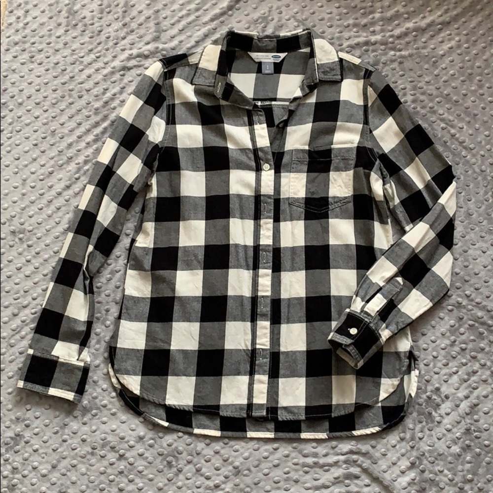 Buffalo plaid buttton up flannel